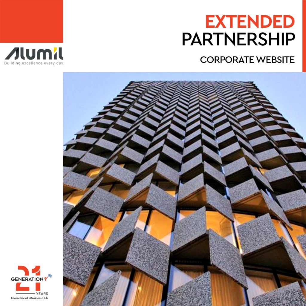 Alumil Academy website by Generation Y